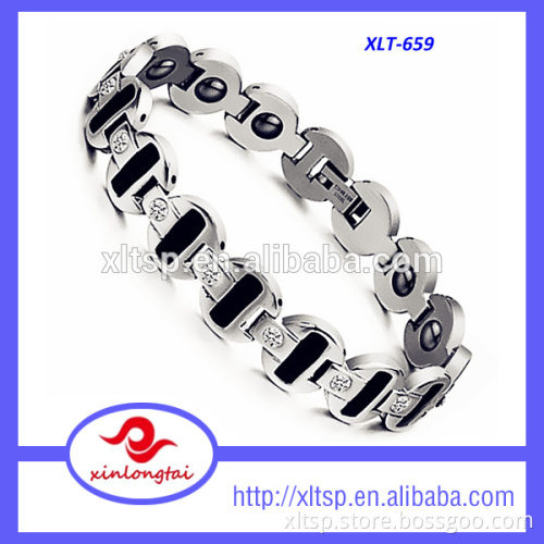 HOT! Wholesale Fashion Titanium Hematite Bracelet For Men